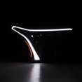 thumbnail image 4 of AlphaRex USA Headlight Assembly 880871 NOVA-Series; LED Bulb; Projector Beam With Amber Daytime Running Light/Amber Sequential Signal; Clear Polycarbonate Lens; Alpha Black Polypropylene Housing, 4 of 21