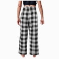thumbnail image 4 of UAYOTSE Girls Plaid Pajama Pants Kids Soft Elastic Waist Lounge Bottoms with Pockets Casual Sleepwear,Sizes 7-8 Years, 4 of 9