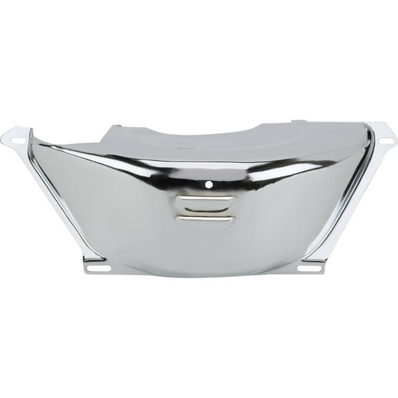 Speedway Motors Chrome Flexplate Dust Cover for TH350 TH400 Automatic Transmission Steel Inspection Cover with 2-7/8 Inch Starter Slot Fits GM 3-Speed Automatic