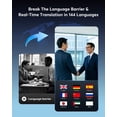 thumbnail image 2 of Auriculares de traducción EUQQ AI Language Bluetooth 5.4 144 idiomas, 2 of 8