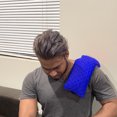 thumbnail image 7 of Microwavable Heating Pad for Back Pain, Migraine, Headache, Shoulder & Neck Pain Relief - Weighted Moist Heat Pack for Hot & Cold Therapy - Blue, 7 of 7