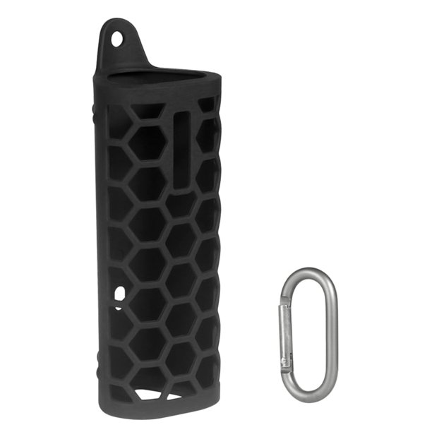 Funda de silicona jixopn, a prueba de golpes, flexible, funda de transporte, funda de silicona, funda protectora antiarañazos con mosquetón, funda protectora suave para altavoz inalámbrico