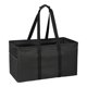 thumbnail image 1 of Bolsa de supermercado reutilizable, plegable, con cierre de cremallera, impermeable, con bolsillos de malla., 1 of 7
