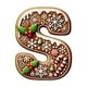 thumbnail image 2 of Seyotauo 26 Gingerbread Alphabet Letter Ornaments, Christmas A to Z Letters - Xmas Tree Hanging Ornaments for DIY Crafts, 2 of 3
