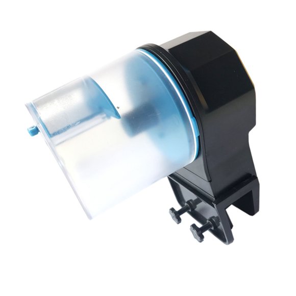 Alimentador de Comedias de Pescado Alimentador Autico, dispensador de temporizador Inteligente, Alimentador de Pescado de Gran Capacidad para acuarios Pequeños Tanques de