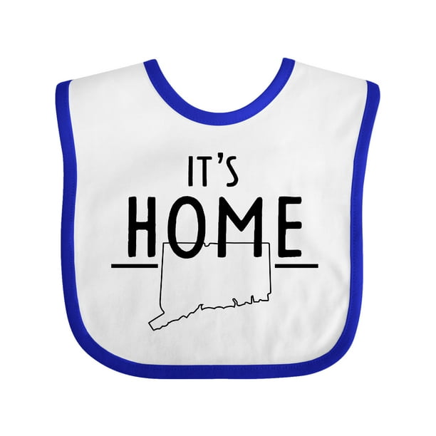 It's Home- Connecticut State Outline Baby Bib - Walmart ...