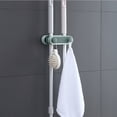 thumbnail image 1 of Seamless Mop Hook, Double Card Position, Durable Hook Clip, Modern Kitchen Design, For Home Cleaning, Efficient Mop Storage, Stainless Steel Material, Office-Travel Use Akmoler Under 10, 1 of 2