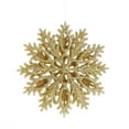 thumbnail image 2 of Adornos Navideños de Copos de Nieve Dorados | Decoraciones Huecas de Plástico de Doble Cara | 13 Cm | Adornos Colgantes Ligeros | Decoración Festiva para El Hogar, 2 of 6