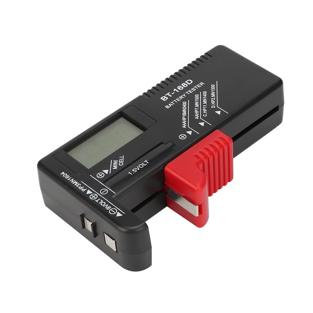LYUMO Portable Digital 1.5V 9V Battery Tester Measuring Diagnostic