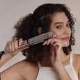 thumbnail image 5 of 2-in-1 Titanium Ionic Flat Iron,Hair Straightener & Curler, Fast Heating, Dual Voltage, Pink, for All Hair Types, 5 of 6