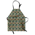 thumbnail image 1 of Pumpkin Apron, Hand Drawn Cabbage Motifs in Colorful Composition Autumn Tones Pattern, Unisex Kitchen Bib with Adjustable Neck for Cooking Gardening, Adult Size, Grey Teal Multicolor, by Ambesonne, 1 of 4