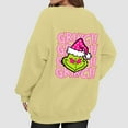 thumbnail image 5 of Ugly Christmas Sweatshirt Women Funny Long Sleeve Christmas Tree Graphic Funny Cute Xmas Crewneck Pullover Khaki XXL, 5 of 5