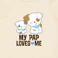 thumbnail image 4 of Inktastic My Pap Loves Me Grandson Puppy Boys Baby T-Shirt, 4 of 5