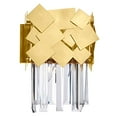 thumbnail image 2 of CWI Lighting Panache Wall Light Medallion Gold Finish Crystal Sconce, 2 of 4