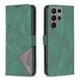 thumbnail image 1 of For Samsung Galaxy S24 Ultra 5G Magnetic Buckle Rhombus Texture Leather Phone Case, 1 of 5