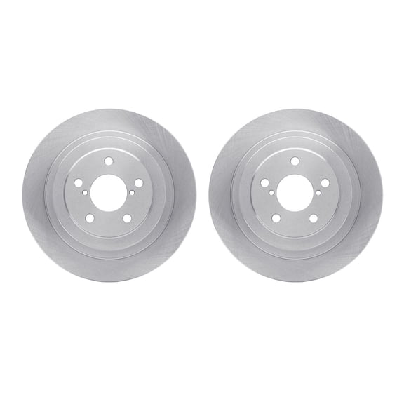 Dynamic Friction Company Rear Brake Rotors 6002-13032