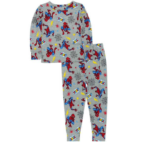 Marvel Spider-Man Toddler Boys Long Sleeve Viscose Pajama Set SM377ELL