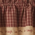 thumbnail image 3 of Park Designs Red Sturbridge Live Lined Swag 36"L, 3 of 5