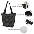 thumbnail image 4 of Disketp Cool Skull Love Bolsa de Hombro Casual para Mujer, Bolso Cruzado para Compras, Viajes y Uso Diario, 4 of 6