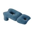 thumbnail image 3 of Almohada facial, almohada de apoyo para el cuello, almohada para acostarse, almohada de masaje multiusos para Azul, 3 of 9