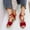 Red, variant on Mefallenssiah Women'S Fish Mouth Slippers Poe Heel Belt Bag Heel Back Zipper Roman Sandals