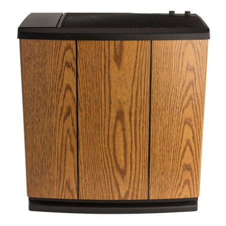 Whole Floor Humidifier AIRCARE Trim Whole House Console Evaporative Humidifier for 3700 sq. ft. 12 gal Light Oak/Black ()