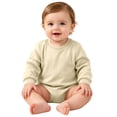 thumbnail image 5 of Kezqiaxn Newborn Onesies Crew Neck Long Sleeve Bodysuit Solid Color Cotton Rompers Fall Winter Baby Clothes 0-24Months, 5 of 7