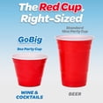 thumbnail image 2 of GoBig 9 oz Plastic Party Cups for Wine & Cocktails - 100 Count Disposable Plastic Cups for Alcohol, 2 of 6