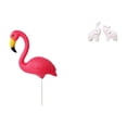 thumbnail image 1 of Conjunto De Esculturas De Flamenco Y Elefante Para Jardín, Ideal Para Decorar El Hogar Y Como Adorno De Hadas Para Exteriores En Fiestas., 1 of 8