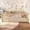 Natural 1, variant on Kavlsean Full Size Wooden Montessori Floor Bed, Solid Pine Wood Bed Frame with High Guardrails & Removable Door Latch, Low Profile Floor Bed for Bedroom, Playroom, Apartment