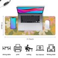 thumbnail image 5 of Green Groovy Flowers Gaming Mouse Pad - Large 31.5x11.8 inch with Non-Slip Rubber Base - Enhances Gaming & Adds Charm to Any Office Desk, 5 of 7