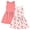 Pink Butterfly, variant on 2-Pack Girls' Dresses Sleeveless Summer Dress Casual Sundress For Toddler Girl 2-6T