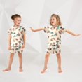 thumbnail image 3 of joogoo Cute Dachshund Pattern Pajama Sets Short Sleeve Cotton 2-Piece Sleepwear 12Y, 3 of 7