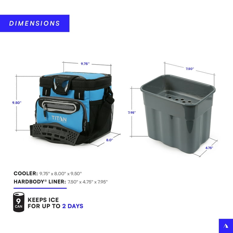 Arctic Zone Titan 9 Can/6 Quart Deep Freeze Portable Travel Cooler