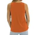 thumbnail image 2 of Women's  Texas Orange Texas Longhorns Hannah High Neck Tank Top, 2 of 2