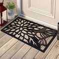 thumbnail image 3 of A1 Home Collections Floor Rubber Pin Fun Designed Welcome Door Mats for Indoor Outdoor Entrance, 20” X 30”, Bronze Hummingbird, 3 of 6