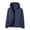 A128-Dark Blue, variant on Hood Zip Up Windproof Jacket for Men Lightweight Water Resistant Outerwear with Zipper Side Pockets Spring Fall Outdoor Athletic Outerwear