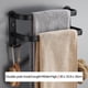 thumbnail image 1 of Accesorios de baño Colco toallero montado en pared de aleación de aluminio 2 capas 30cm Gancho multiusos, 1 of 7