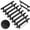 Black, variant on 10Pcs Bar Cabinet Handle, 5.9×3.8 Inch Drawer Pulls, Cabinet Hardware, for Kitchen Cupboard, Bathroom Vanity, Wardrobe & Dresser Renovation, Silver