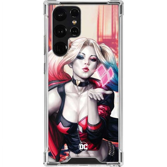 Skinit DC Comics Harley Quinn Animated Galaxy S22 Ultra Clear Case