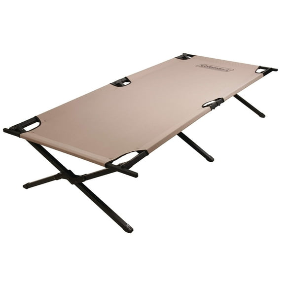 Cuna de camping Coleman Trailhead II, cuna plegable fácil de montar que soporta campistas de hasta 6 pies 2 pulgadas o 300 libras, ideal para acampar, descansar y dormir en altura