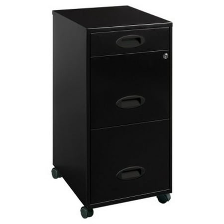 Lorell 3 Drawers Metal Vertical Lockable Filing Cabinet, (The Best Filing System)