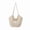 Beige, variant on Straw Beach Bag for Women - Handmade Raffia Woven Tote Handbag, Summer Mesh Beach Purse for Vacation Holiday