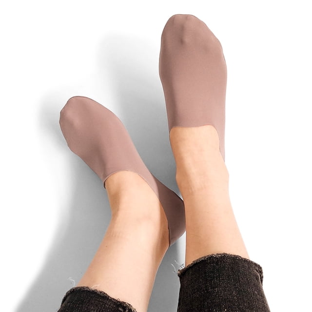 Under $5 Sock Slippers Purple Women Non Slip Invisible Hidden Sock Cool Comfort Breathable Socks