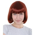 thumbnail image 2 of Short Brown Bob Wig for Women – Synthetic Halloween & Cosplay Costume Wig, 2 of 11