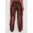 thumbnail image 4 of Women's Contrast Ruffle Trim Organza Pants, 4 of 4