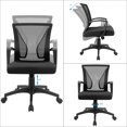 thumbnail image 7 of Homall Mid Back Office Chair Computer Ergonomic Mesh Chair Adjustable Mesh Chair with Armrest, Black, 7 of 7