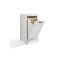 thumbnail image 6 of Linen Hamper - Floor Laundry Basket with Removable Bag - 18 x 15 x 35.25 Inch - White, 6 of 10