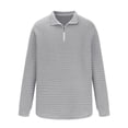 thumbnail image 3 of pstuiky manga larga para hombre, Camisa de manga larga con cuello alto y cremallera para hombre camisetas de hombre s, 3 of 5