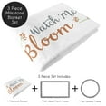 thumbnail image 6 of Sweet Jojo Designs Watercolor Floral Garden Multicolor Fleece Milestone Baby Blanket 3 Piece Set, 6 of 6